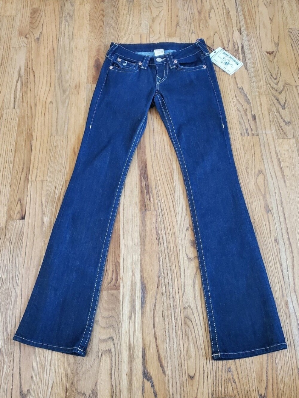True Religion Women's Dark Blue Bootcut Jeans